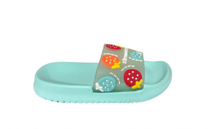 Papuci plaja Strawberry, bleu [1]