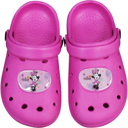 Papuci si slapi - Papuci plaja tip clogs Minnie Mouse
