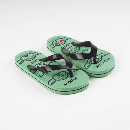 Papuci si slapi copii - Papuci slapi flip flop plaja, Star Wars Mandalorian Grogu