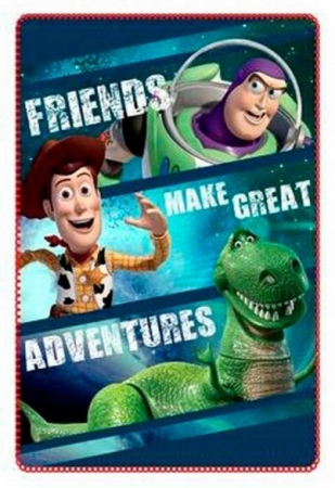 Home&Deco - Patura 100x150 cm, Toy Story
