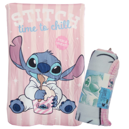Paturi si cuverturi - Patura copii din fleece Stitch Time to chill 100x150 cm
