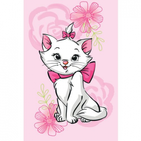 Home&Deco - Patura fleece Disney Marie Aristocat 100x150 cm