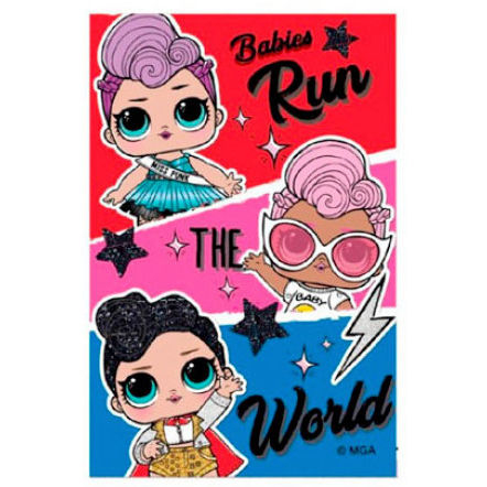 Home&Deco - Patura LOL model Babies Run,100x140 cm