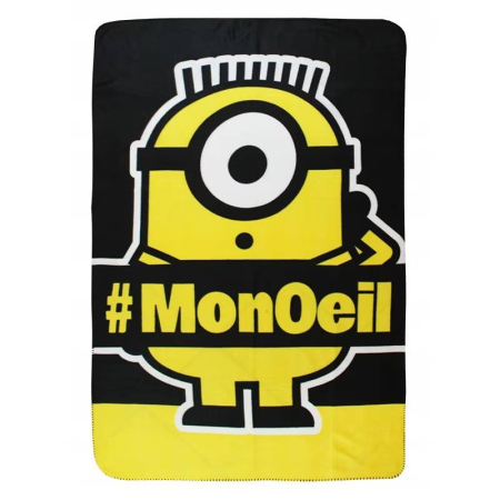 Paturi si cuverturi - Patura polar fleece Minions MonOeil 100x150 cm