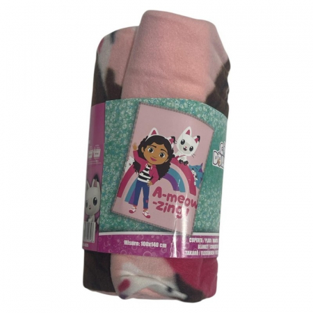 Patura polar Gabby's Dollhouse A-meow Zing, 100x140 cm [1]