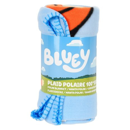 Patura copii din fleece Bluey si Bingo 100x150 cm [1]
