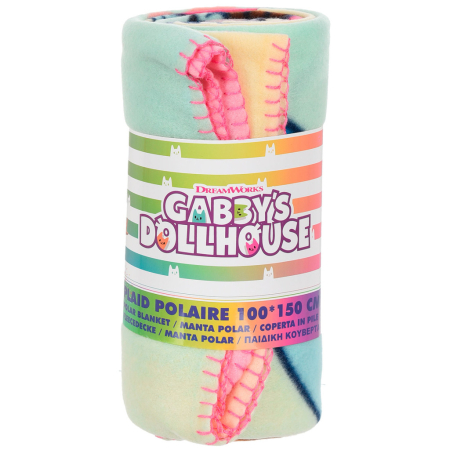 Patura polar Gabby's Dollhouse Meow Time 100x150 cm [1]