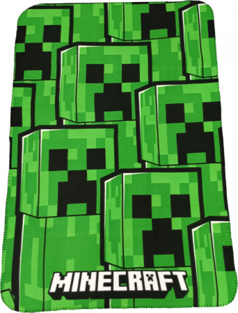 Home&Deco - Patura polar Minecraft, 100x140 cm