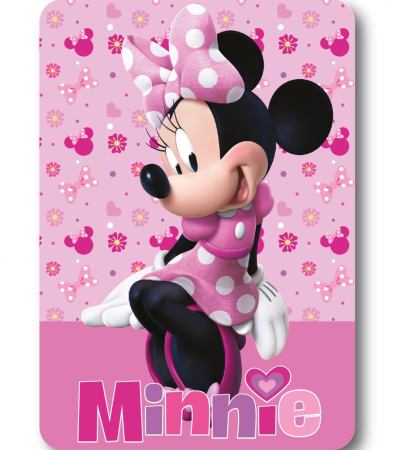 Paturi si cuverturi - Patura polar Minnie Mouse Lovely Charm 100x140 cm