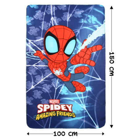 Patura polar Spidey & His Amazing Friends 100x150 cm [1]