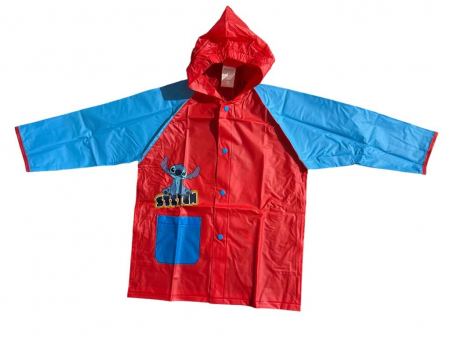 Pelerine ploaie - Pelerina ploaie cu gluga Lilo & Stitch PVC