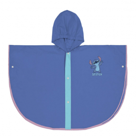 Pelerine ploaie - Pelerina ploaie tip poncho cu gluga din PVC, Lilo & Stitch my Fav