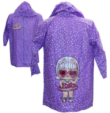 Pelerina ploaie PVC cu gluga Lol Surprise [4]