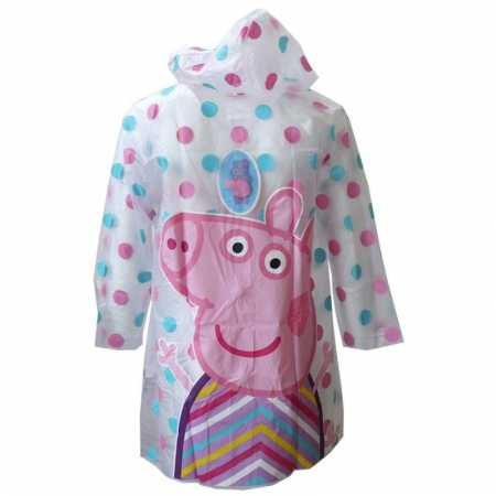 Pelerina ploaie Peppa Pig Buline colorate PVC [1]