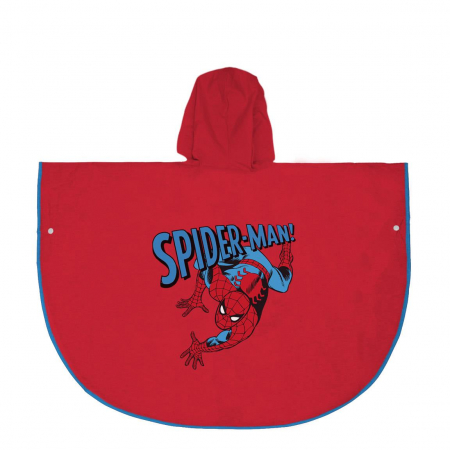 Pelerina ploaie tip poncho cu gluga din PVC, Spiderman [1]