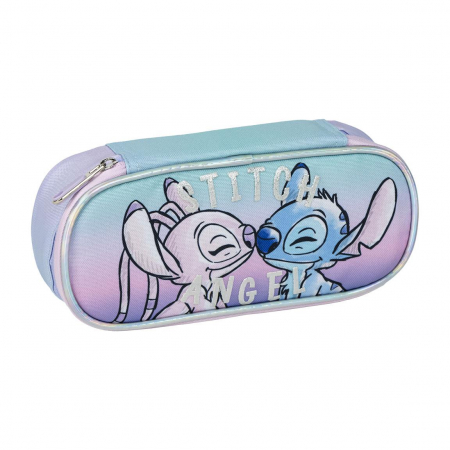 Penare - Penar 1 compartiment neechipat Lilo & Stitch Angel, 22.5x8.5x5 cm