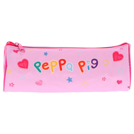 Penar cilindru 1 fermoar , neechipat Peppa Pig Love, 22x8x8 cm [2]