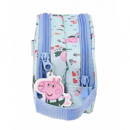 Penar cu 2 compartimente Peppa Pig, 21x8x6 cm [3]