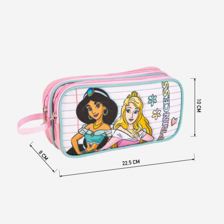 Penar cu 2 compartimente Printesele Disney, 22,5 x 8 x 10 cm [3]