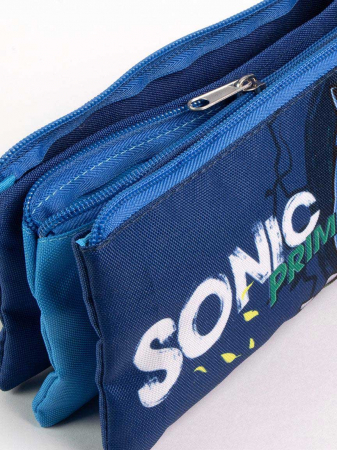 Penar cu 3 compartimente neechipat, Sonic Prime 22.5x2x11.5 cm [2]