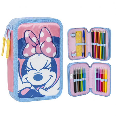 Penar echipat 29 piese, 2 compartimente, Minnie Mouse Disney 3D [1]