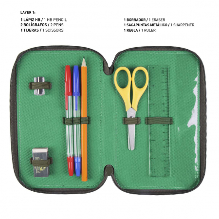 Penar echipat , 3 comaprtimente, Jurassic World, , 12.5x6.5x19.5cm [2]