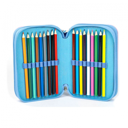 Penar echipat cu 43 piese Giotto, 3 compartimente, Stitch Aloha [7]