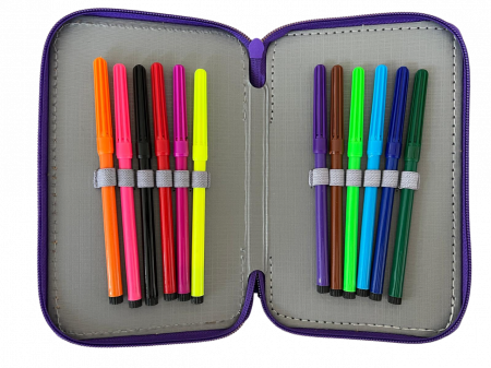 Penar ehipat Judy , 3 compartimente, 19x12x5 cm, 32 piese [3]