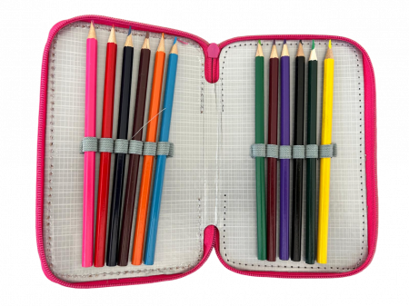 Penar ehipat 2 Fetite, 3 compartimente, 19x12x6 cm, 32 piese [2]