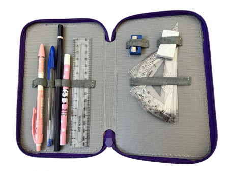 Penar ehipat Printesa Rock , 2 compartimente, 19x12x5 cm, 22 piese [1]