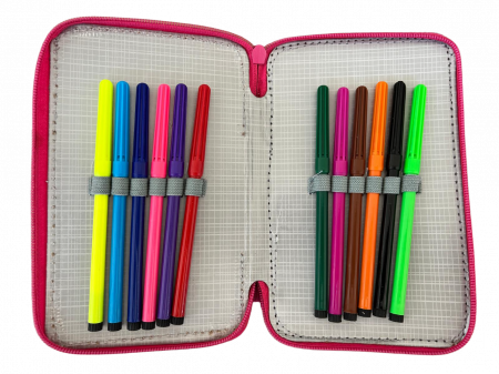 Penar ehipat Castel Girl 3D, 3 compartimente, 19x12x6 cm, 32 piese [3]