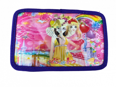 Penar ehipat Raibow Love, holograma 3D , 3 compartimente, 19x12x6 cm, 32 piese [1]