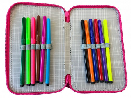 Penar 3 Printese ehipat , 3 compartimente, 19x12x5 cm, 32 piese [3]