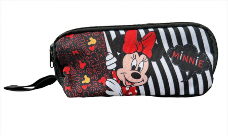 Totul pentru scoala - Penar neechipat dublu Minnie Mouse 22x6x11 cm