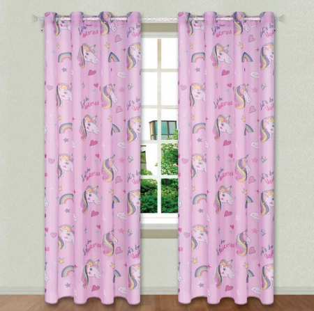 Perdea decorativa camera copiilor Unicorn, 140 x 260 cm [1]