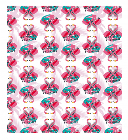 Perdea de dus Flamingo [1]