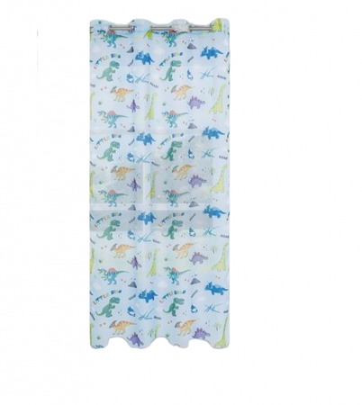 Home&Deco - Perdea Decorativa de Voal Model Dinozaur 140x260 cm