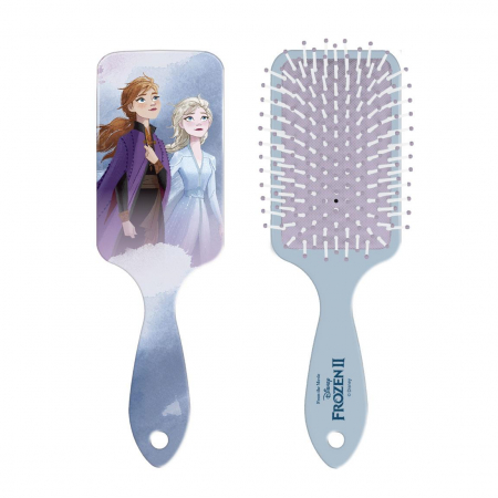 Cadouri si accesorii diverse - Perie de par dreptunghiulara Frozen II Anna si Elsa