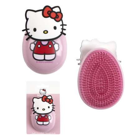Cadouri si accesorii diverse - Perie de par ovala ABS Hello Kitty