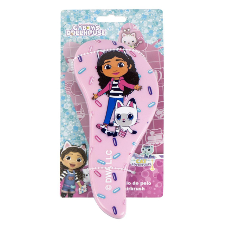 Perii de par si piepteni - Perie de păr pentru descâlcire cu design Gabby's Dollhouse