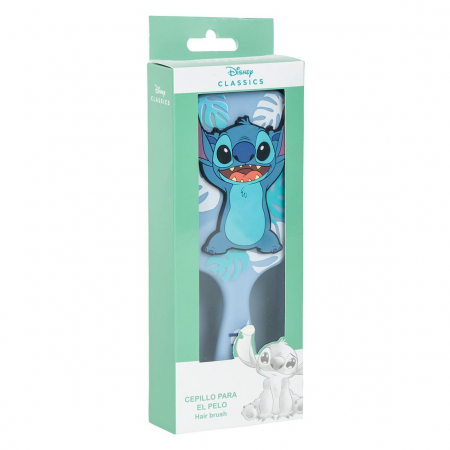 Cadouri si accesorii diverse - Perie de par pentru fete dreptunhiulara Lilo & Stitch