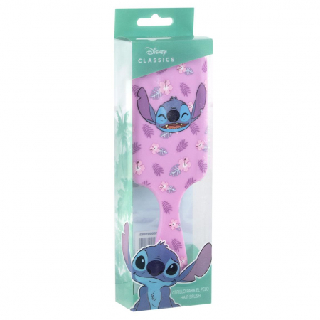 Cadouri si accesorii diverse - Perie de par pentru fete dreptunhiulara Stitch