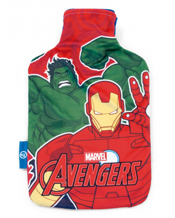 Perna pentru incalzit cu apa calda 1 litru cu husa Avengers 34x20 cm [2]