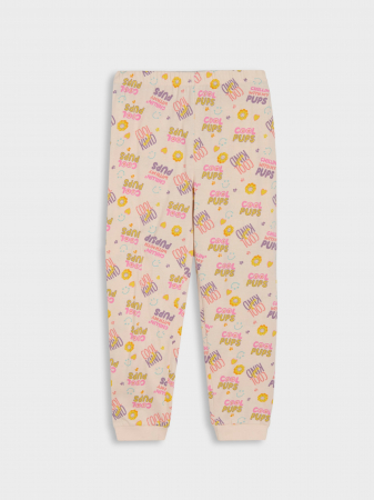 Pijama 2 piese cu maneca lunga din bumbac, Paw Patrol Skye [2]