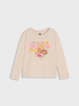 Pijama 2 piese cu maneca lunga din bumbac, Paw Patrol Skye [1]