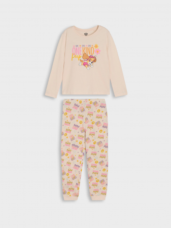 Pijamale copii - Pijama 2 piese cu maneca lunga din bumbac, Paw Patrol Skye