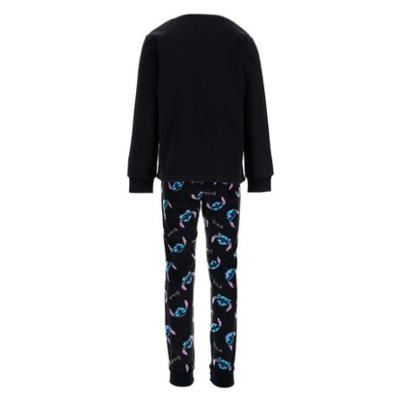 Pijama copii, polar fleece, 2 piese cu maneca lunga Lilo & Stitch [1]