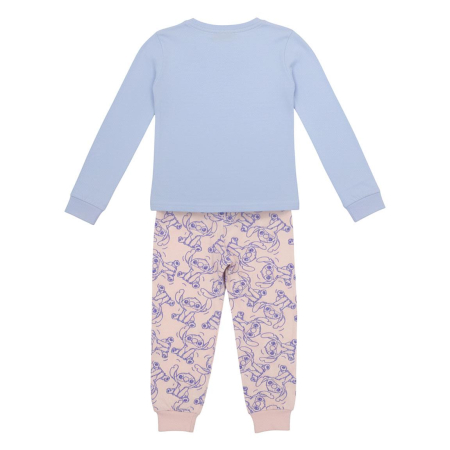 Pijama bumbac, 2 piese, maneca lunga Aloha Stitch [3]