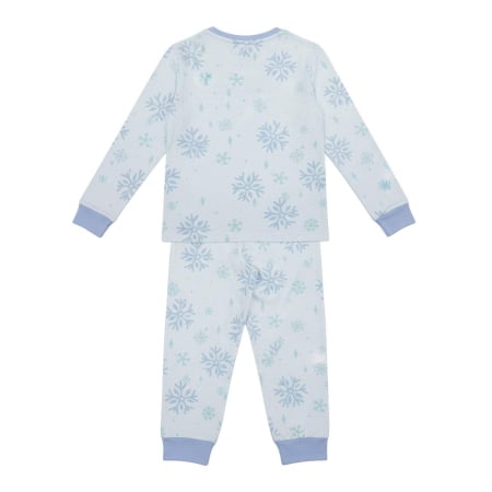 Pijama bumbac, 2 piese, maneca lunga Elsa Frozen [3]