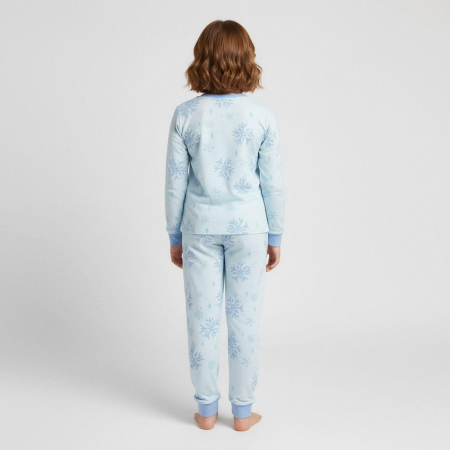 Pijama bumbac, 2 piese, maneca lunga Elsa Frozen [1]